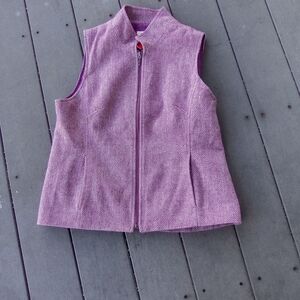 COLDWATER CREEK Women's Purple Vest SIZE 12